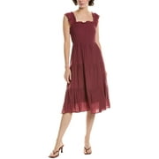 Nanette Nanette Lepore womens Midi Dress, 8, Purple